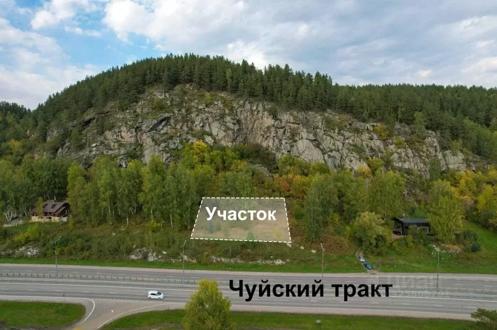 Участок в Алтай, Майминский район, пос. Рыбалка Чуйская ул., 11 (12.71 ... - Фото 1