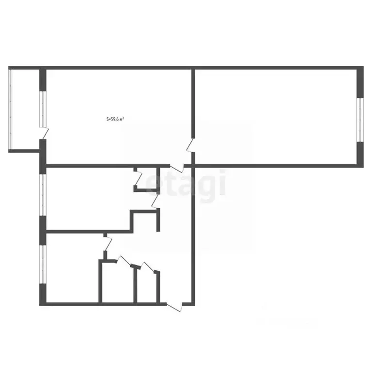 3-к кв. Кемеровская область, Кемерово Инициативная ул., 18А (59.6 м) - Фото 1