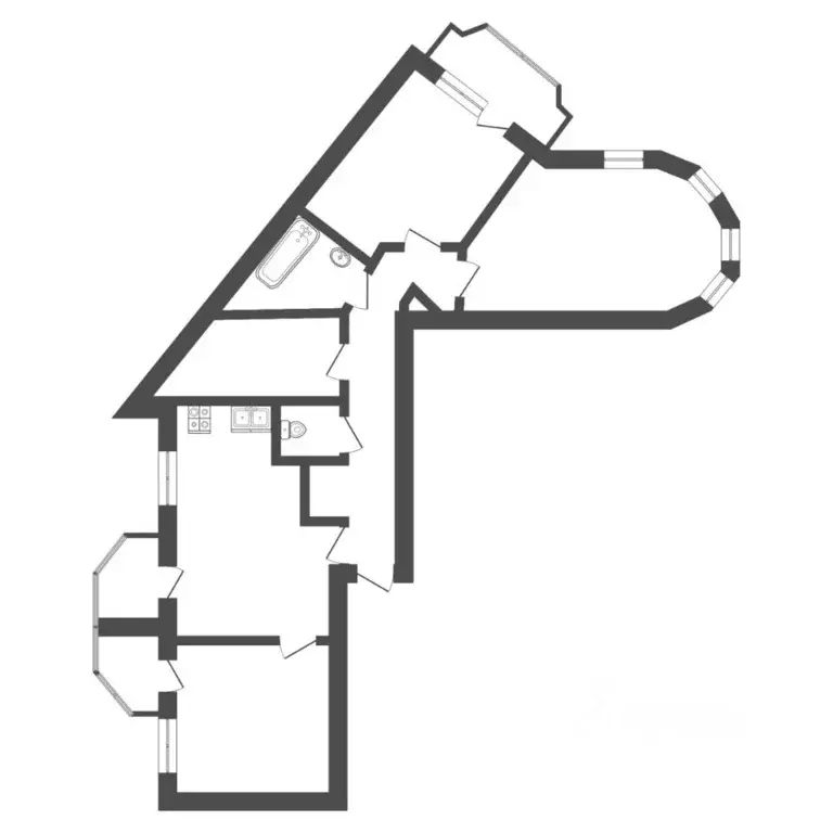 3-к кв. Тюменская область, Тюмень ул. Московский Тракт, 88 (109.0 м) - Фото 2