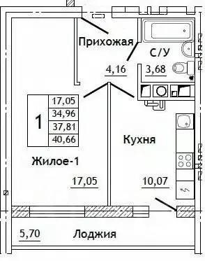 1-к кв. Смоленская область, Смоленский муниципальный округ, д. ... - Фото 0