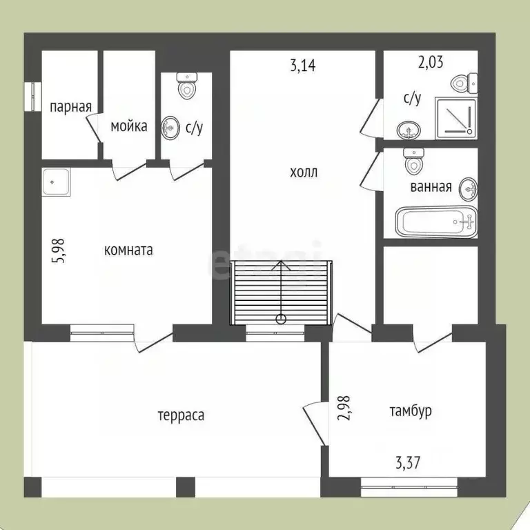 Дом в Красноярский край, Красноярск Ветеран-6 СНТ, 105 (123 м) - Фото 2