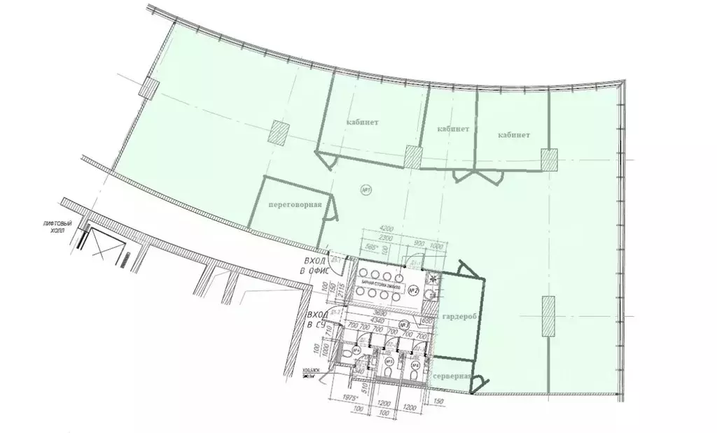Офис в Москва Одесская ул., 2кА (286 м) - Фото 2