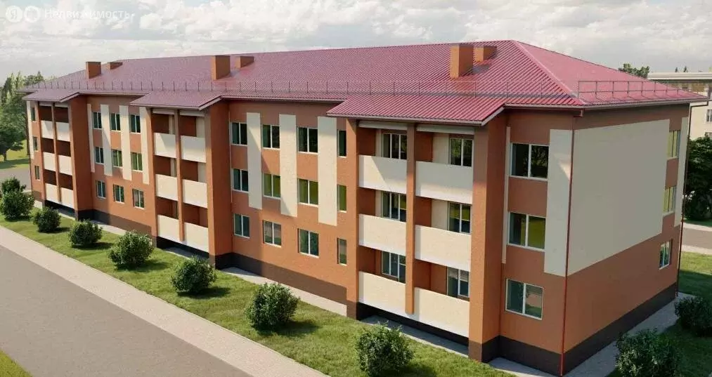 1-комнатная квартира: село Чекмагуш, улица Сулейманова, 9 (32.8 м) - Фото 2