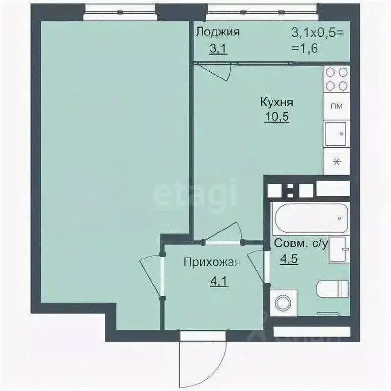 1-к кв. Удмуртия, Ижевск Северо-Западный жилрайон, 4-й мкр, Истории ... - Фото 2