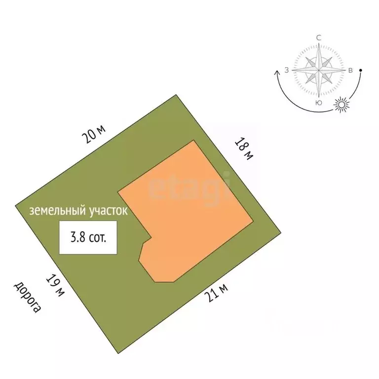 Дом в Ростовская область, Азовский район, Обильненское с/пос, Ромашка ... - Фото 2