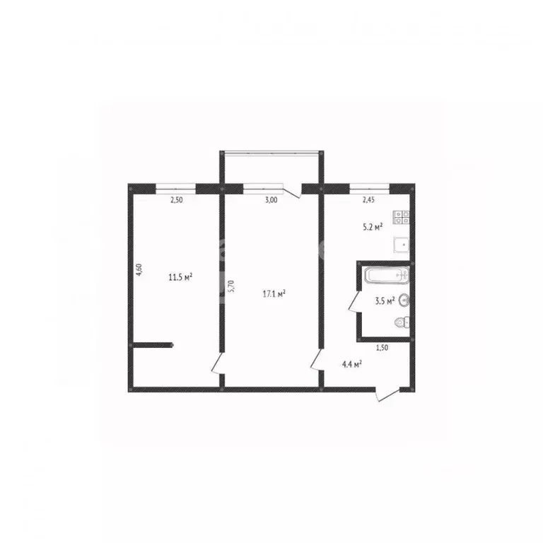 2-к кв. Московская область, Балашиха Ольгино мкр, ул. Граничная, 7 ... - Фото 2