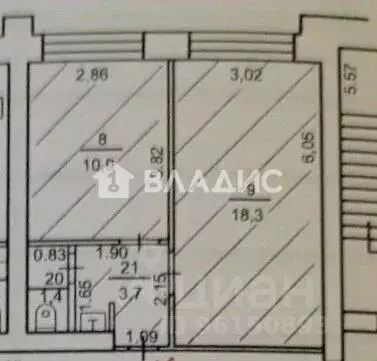2-к кв. Карелия, Петрозаводск Гвардейская ул., 46 (34.3 м) - Фото 2