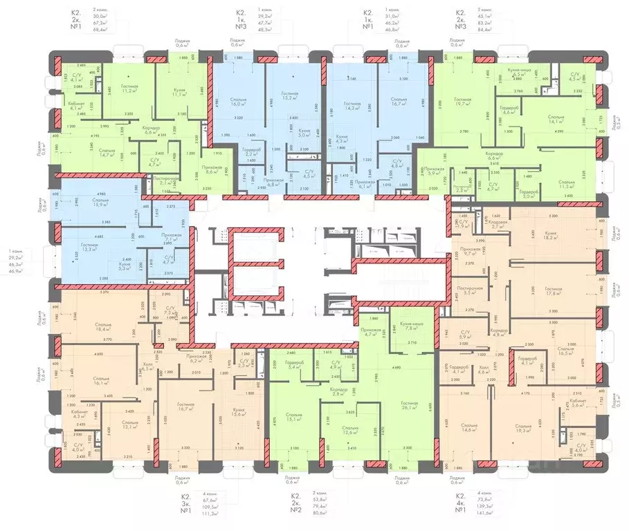 4-к кв. Северная Осетия, Владикавказ Первомайская ул. (141.6 м) - Фото 2