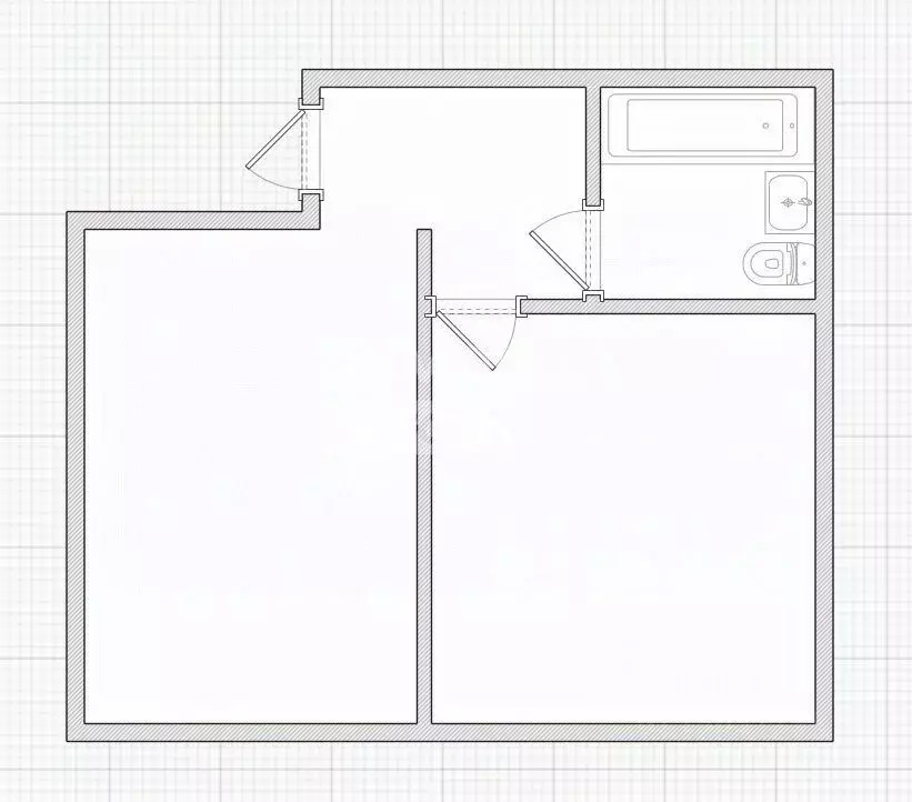 1-к кв. Омская область, Омск ул. 21-я Амурская, 25к4 (36.3 м) - Фото 1