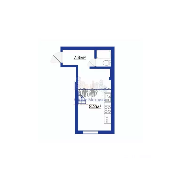 Комната Санкт-Петербург Сердобольская ул., 37 (17.0 м) - Фото 2