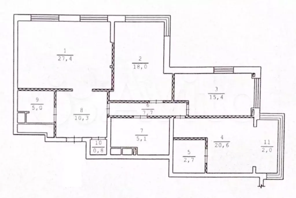 3-к. квартира, 130 м, 8/37 эт. - Фото 0