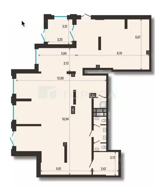 Помещение свободного назначения в Новосибирская область, Новосибирск ... - Фото 2