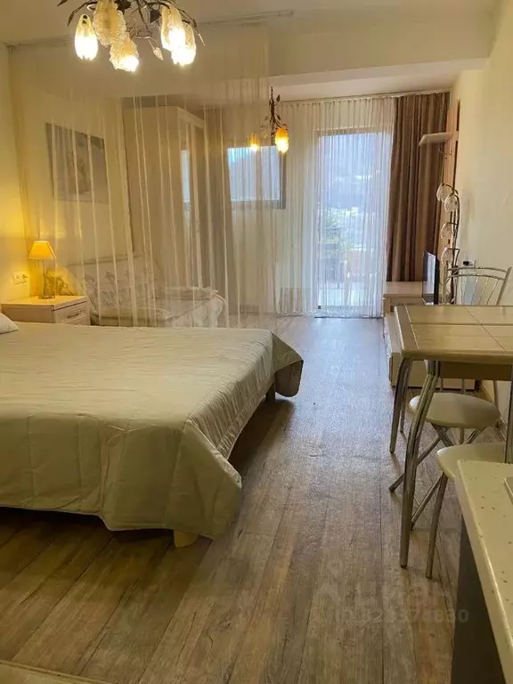 1-к кв. Краснодарский край, Сочи Красная Поляна пгт, ул. Защитников ... - Фото 2