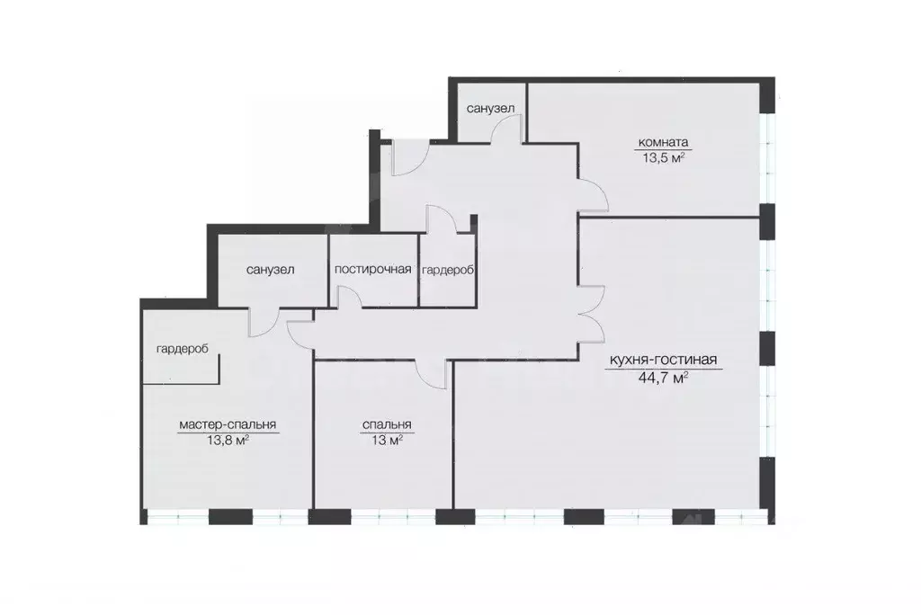4-к кв. Москва просп. Генерала Дорохова, 39к1Д (135.9 м) - Фото 2
