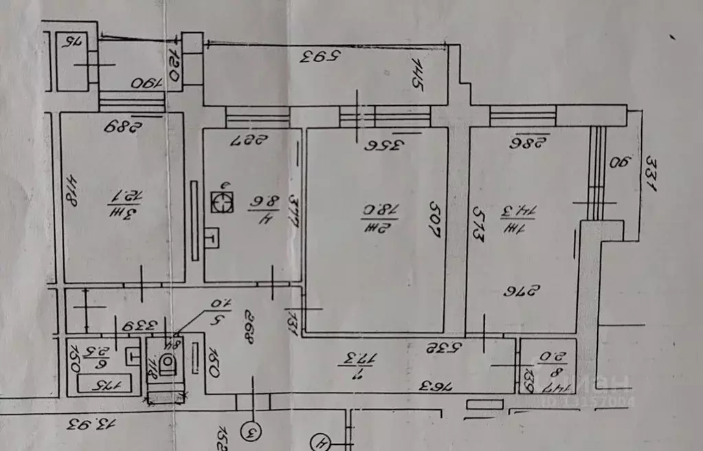 3-к кв. Калининградская область, Калининград ул. 9 Апреля (75.8 м) - Фото 1