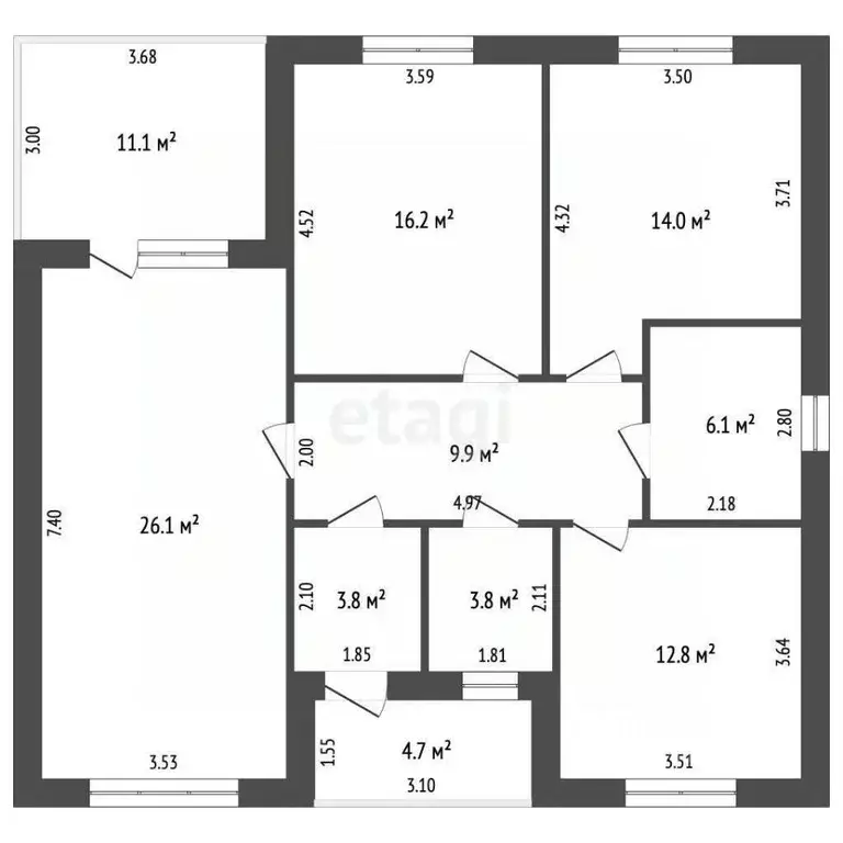 Дом в Белгородская область, Белгородский район, с. Стрелецкое, ... - Фото 2
