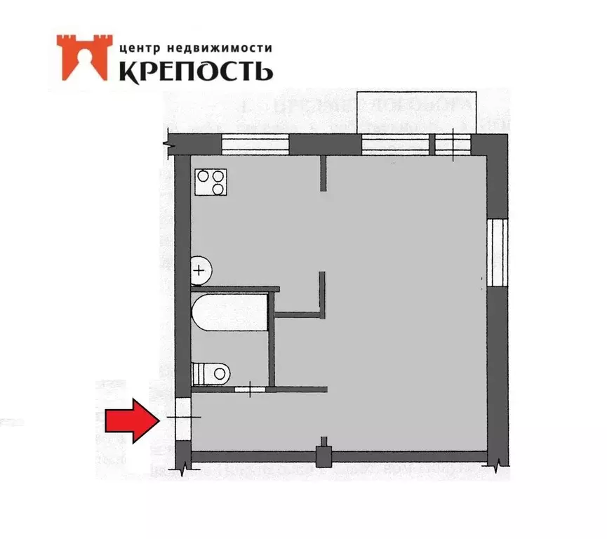 Продаётся 1-к квартира, 30 м - Фото 0