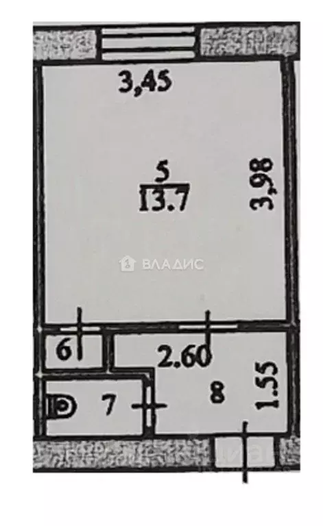 Комната Пензенская область, Пенза просп. Победы, 86 (18.9 м) - Фото 2
