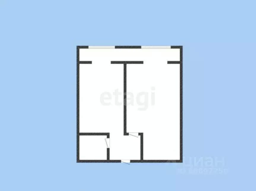 1-к кв. Карачаево-Черкесия, Усть-Джегута Московский мкр, 8 (34.8 м) - Фото 1