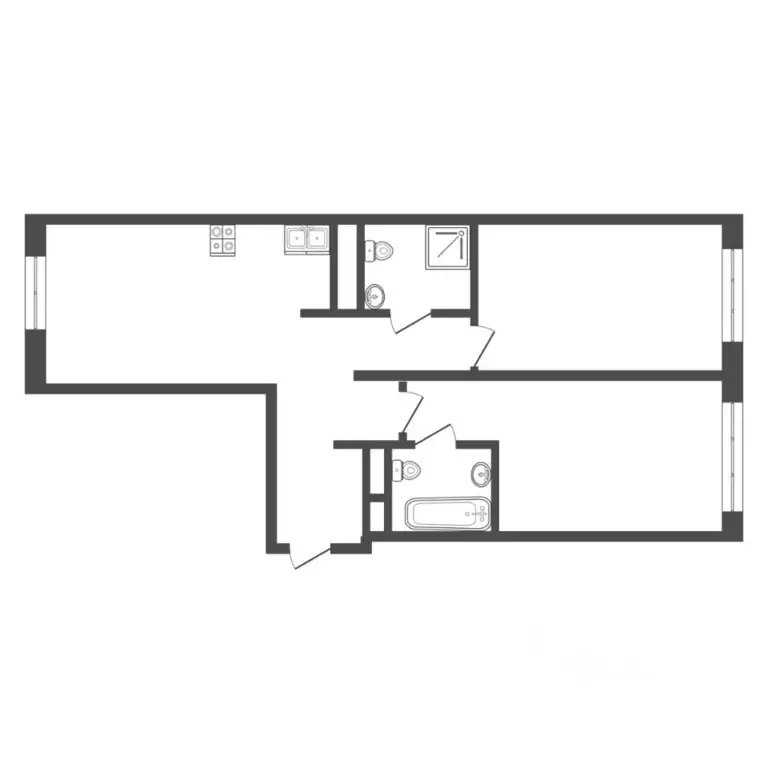 2-к кв. Тюменская область, Тюмень Рощино мкр, ул. Александра ... - Фото 2
