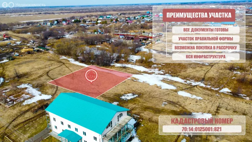 Участок в городской округ Томск, деревня Эушта, улица Тояна (12 м) - Фото 2