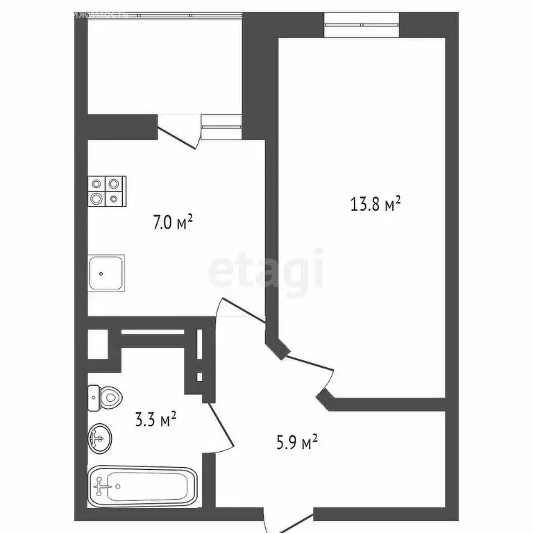 1-комнатная квартира: Ростов-на-Дону, Берберовская улица, 6с2 (41.8 м) - Фото 0