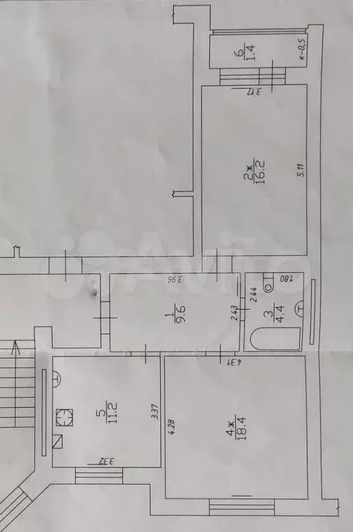 2-к. квартира, 59,8 м, 5/9 эт. - Фото 0