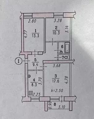 3-к кв. Омская область, Омск ул. Химиков, 18/1 (62.0 м) - Фото 0