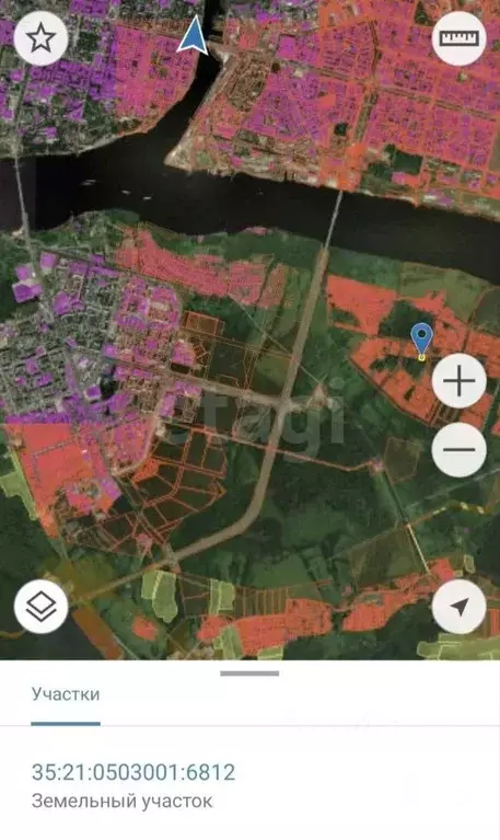 Участок в Вологодская область, Череповец ул. Багряная (8.0 сот.) - Фото 1