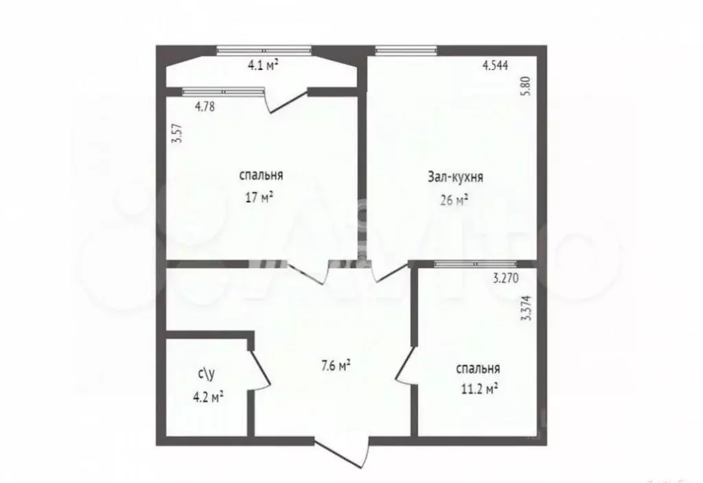 2-к кв. Дагестан, Дербент ул. Владимира Ленина, 38 (73.3 м) - Фото 1