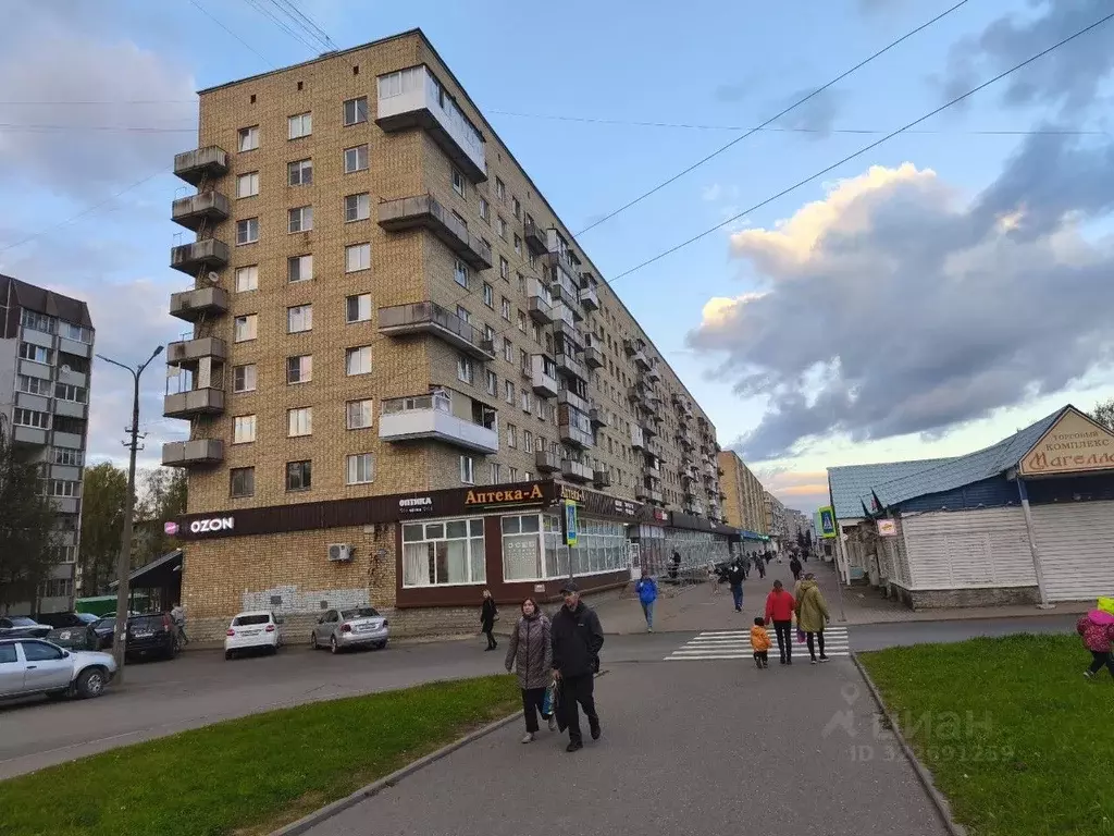 2-к кв. Псковская область, Псков Рижский просп., 49 (45.0 м) - Фото 1