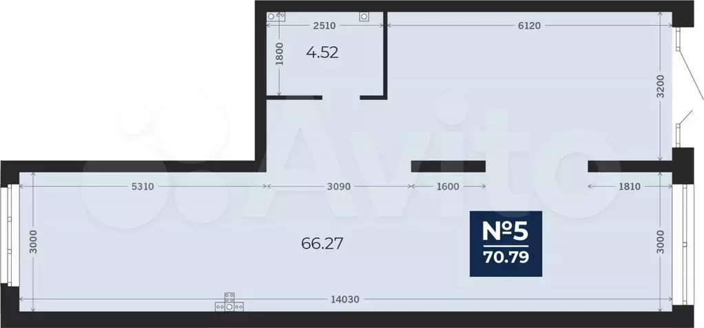 Продается торговое помещение площадью 70.79 кв.м - Фото 0