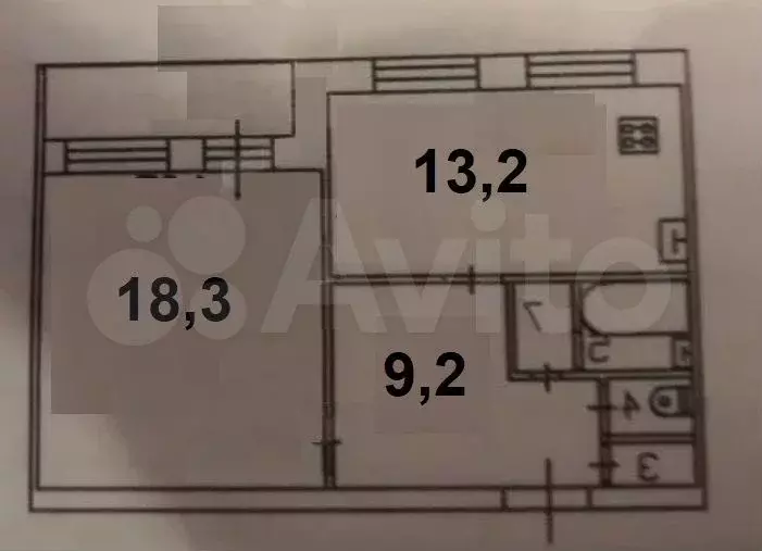 1-к. квартира, 47,7 м, 2/10 эт. - Фото 0