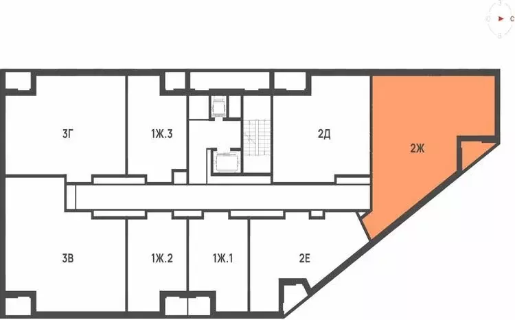 2-комнатная квартира: Казань, Краснококшайская улица, 60 (102.85 м) - Фото 1