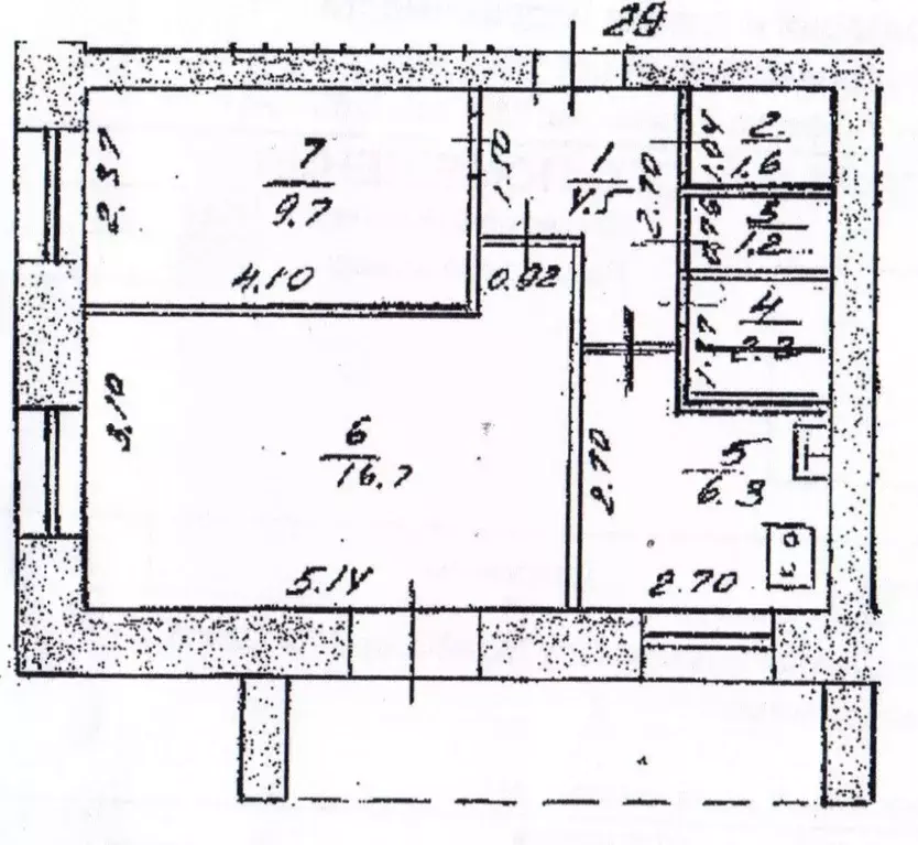 2-к кв. Башкортостан, Уфа ул. Левченко, 8 (42.0 м) - Фото 2