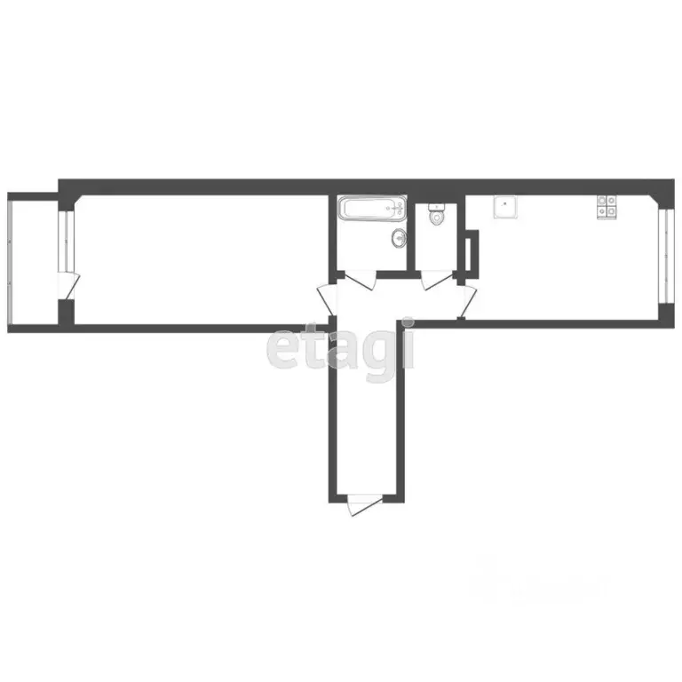 1-к кв. Мордовия, Саранск Лямбирское ш., 23 (39.1 м) - Фото 2