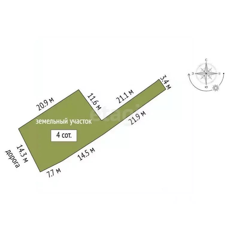 Дом в Ростовская область, Аксай Солнечная ул. (110 м) - Фото 2