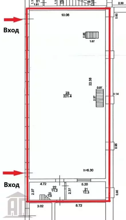 Склад в Тверская область, Тверь пос. Элеватор, 3-й пер., 6с1 (245 м) - Фото 2