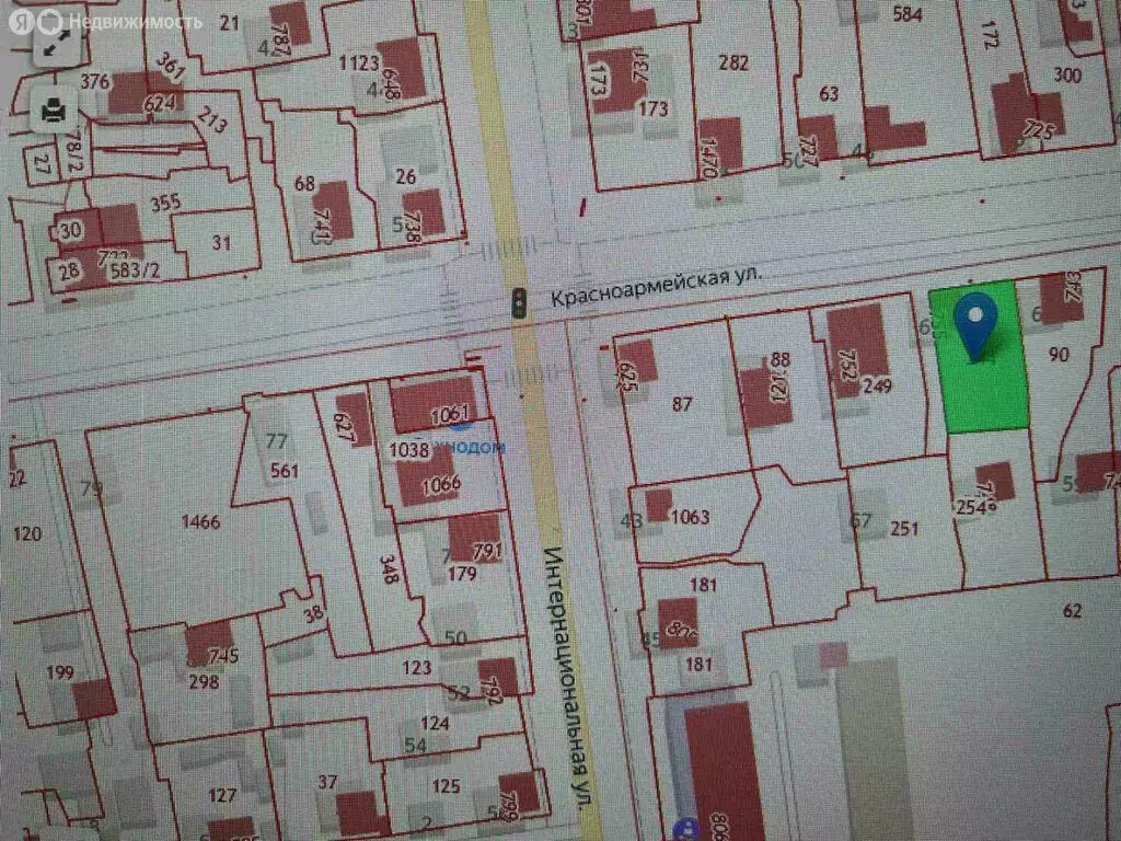 Участок в Кызыл, Красноармейская улица (528 м) - Фото 1