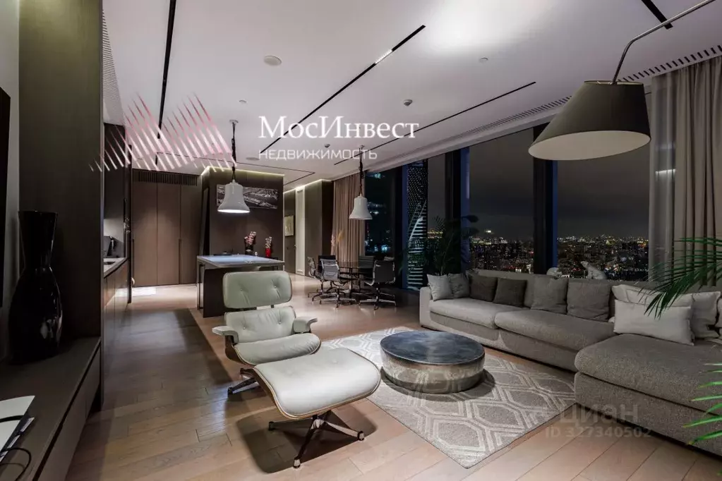 3-к кв. Москва 1-й Красногвардейский проезд, 22с2 (122.6 м) - Фото 1