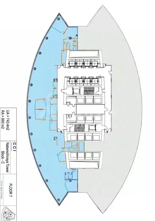 Офис в Москва наб. Пресненская, 10блокС (860 м) - Фото 2