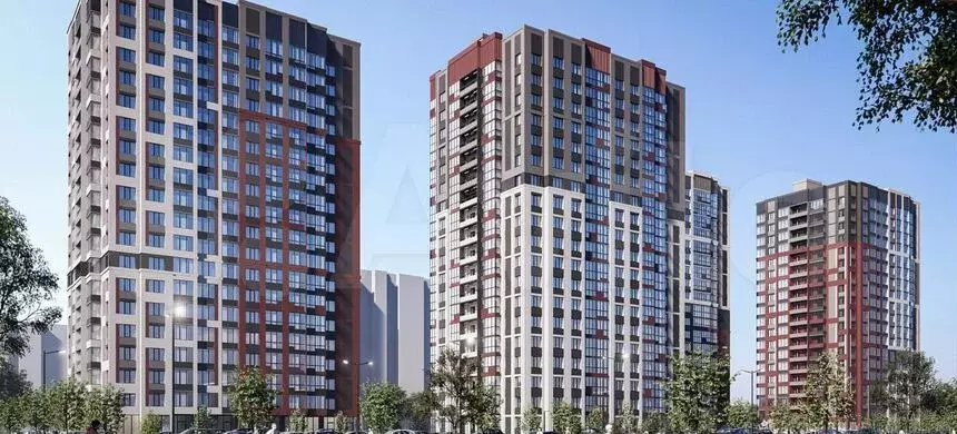 2-к. квартира, 44,6 м, 14/20 эт. - Фото 1