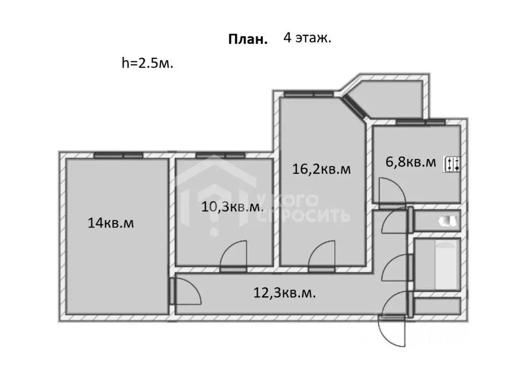3-к кв. Санкт-Петербург, Санкт-Петербург, Петергоф Константиновская ... - Фото 1