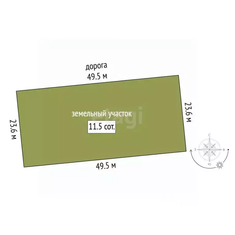 Участок в Москва пер. 3-й Рушниковский, 95 (11.5 сот.) - Фото 2