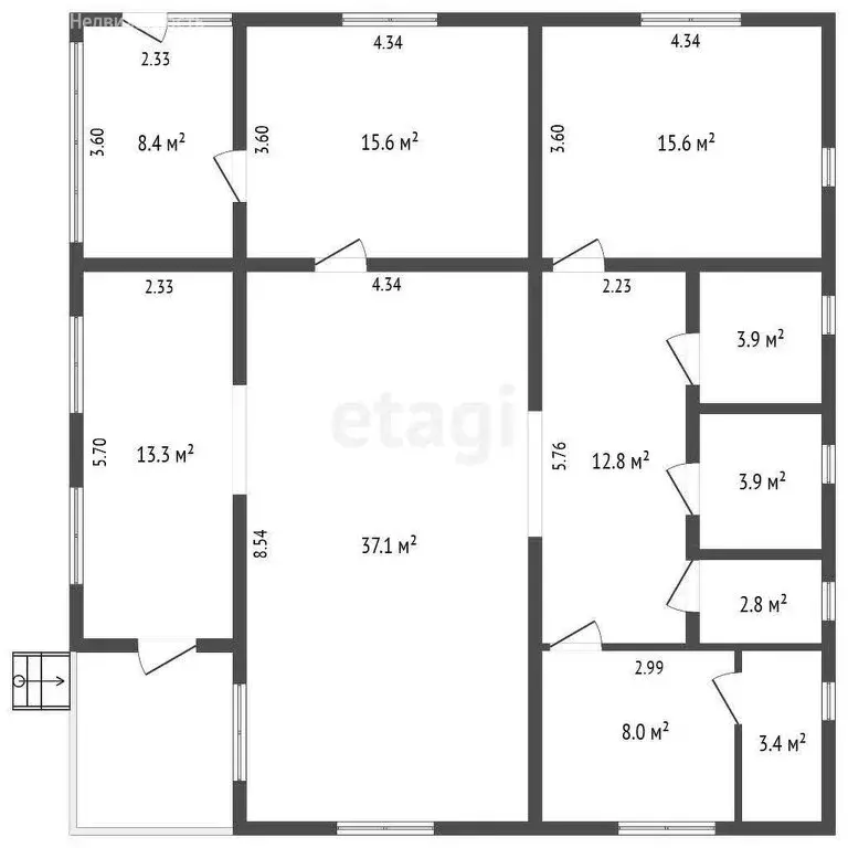 Дом в Ярославская область, Рыбинский муниципальный округ, деревня ... - Фото 2