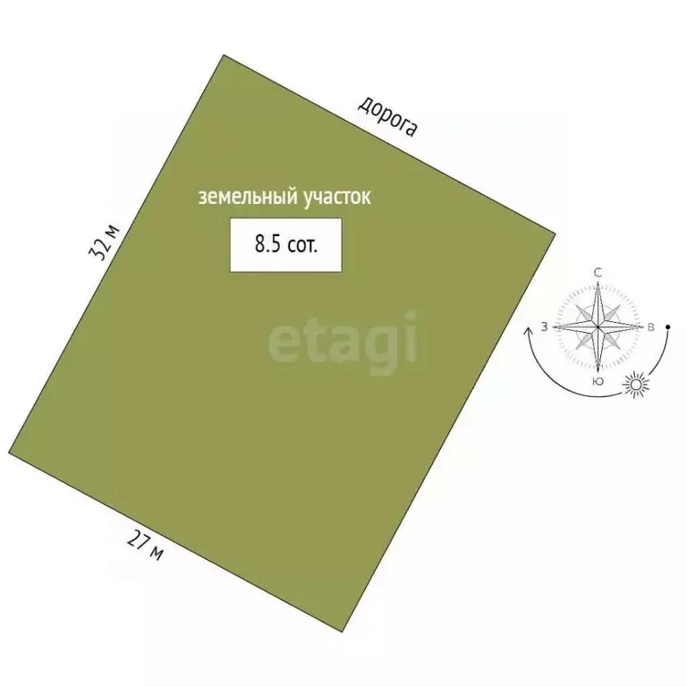 Участок в Тюменская область, Тюменский муниципальный округ, с. Кулига  ... - Фото 2