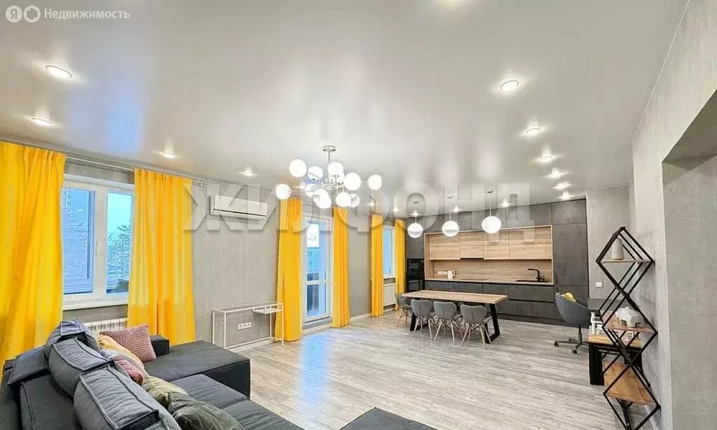 3-комнатная квартира: Новосибирск, улица Залесского, 2/3 (117.6 м) - Фото 2