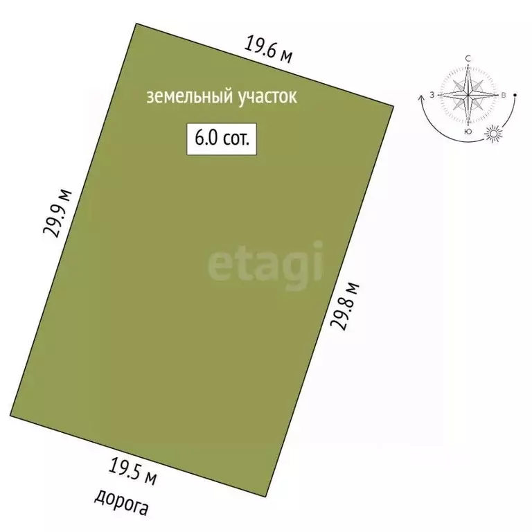 Участок в Ямало-Ненецкий АО, Новый Уренгой ул. 2-я Запрудная, 21 (6.01 ... - Фото 2