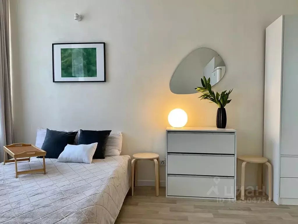 Студия Санкт-Петербург ул. Шкапина, 42 (28.0 м) - Фото 1