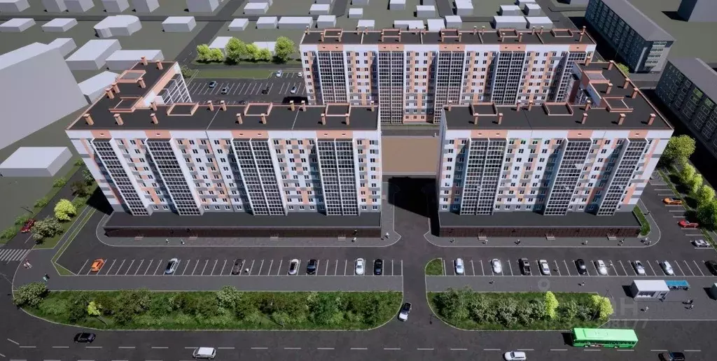 3-к кв. Курганская область, Курган ул. Карбышева, 52 (68.2 м) - Фото 2